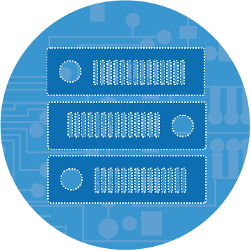 virtual dedicated server service icon